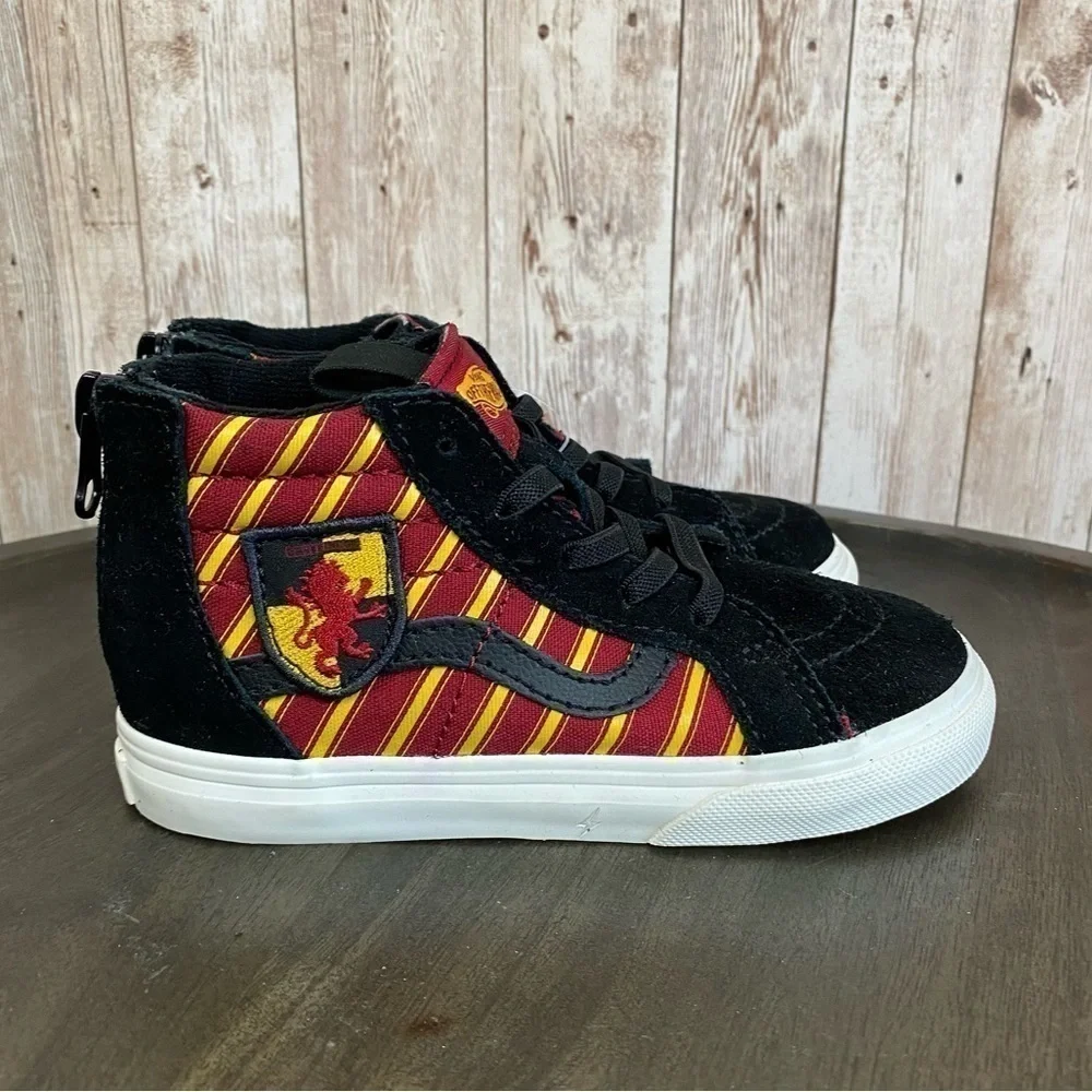 Vans x Harry Potter Sk8-Hi Zip High Top Sneaker Size 9 Toddler